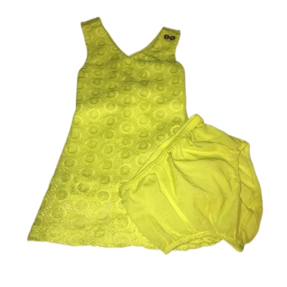 NWOT 2pc Oshkosh Genuine Kids Lace Overlay Girls Dress